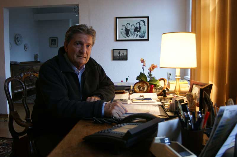 Der Initiator der Biografiegespräche: Gutsherr Axel Schmidt-Gödelitz